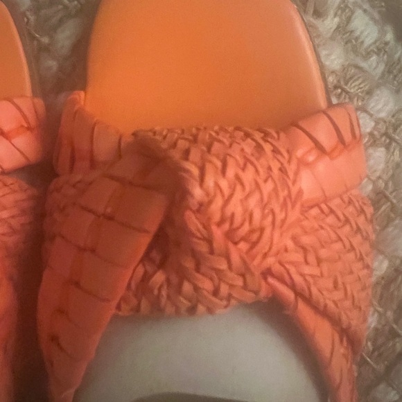 Nine West Olson 3 Slide Sandals Women’s Size 6 *Bright Orange* NEW With Box - Picture 7 of 13